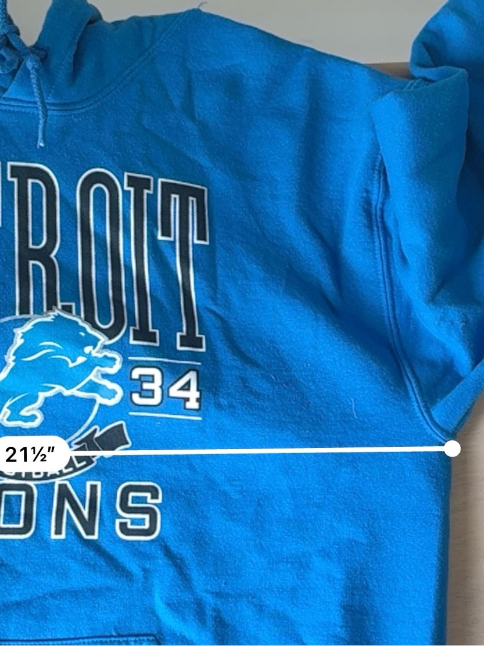 Detroit Lions Sweatshirt Size
Medium Blue NFL Team Apparel
Collegiate - Picture 4 of 5